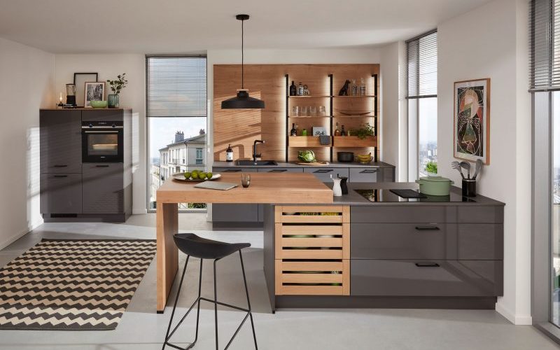 Küchenmöbel: Holzfronten liegen im Trend und sind wahre Kombikünstler